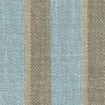 CRYSTAL SPRINGS - Blue/Dark Tan Unbalanced Stripe