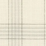 CRYSTAL SPRINGS - Off White/Taupe Linear Glen Check (Plaid)