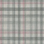 CRYSTAL SPRINGS - Silver Gun Club with Blush Pink Unbalanced Windowpane