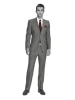RIVIERA - Black and White/Red Windowpane - Image 2