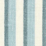 CRYSTAL SPRINGS - Off White/Blue Unbalanced Stripe