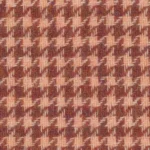SHERRY TWEED - Peach Houndstooth