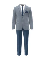 OCEANIA - Blue/White Gingham Check (Plaid) - Image 2