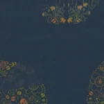 LININGS COLLECTION - Navy Skulls