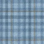 CRYSTAL SPRINGS - Pale Blue Gun Club with Brown Unbalanced Windowpane
