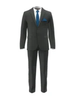SHERRY STRETCH - Charcoal Solid - Image 2
