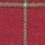 SHERRY TWEED - Flame Red /Tan Ombre Windowpane