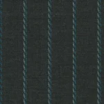 CASHIQUE SUITS - Charcoal/Turquoise Broken Wave Stripe