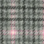 SHERRY TWEED - Silver Gun Club with Pink Ombre Windowpane