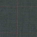 SUMMER TARGET - Mid Grey/Red Windowpane