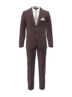 SHERRY STRETCH - Burgundy Solid - Image 2