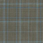 MASTERPIECE GOLD with Precious Metals - Dark Taupe/Blue Split Matt Glen Check (Plaid) with Windowpane