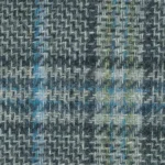 SHERRY TWEED - Grey/Blue Glen Check (Plaid) Fancy