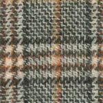 SHERRY TWEED - Tan/Orange Glen Check (Plaid) Fancy
