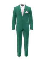 SUPERNOVA - Emerald Green Crepe Solid - Image 2